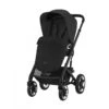 CYBEX 522004713 - La Poussette Conçue Pour Le Grand Air Talos S Lux - Châssis Noir Et Siège Moon Black