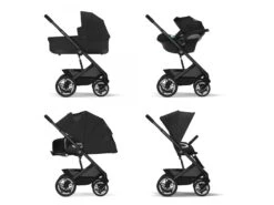 CYBEX 522004713 - La Poussette Conçue Pour Le Grand Air Talos S Lux - Châssis Noir Et Siège Moon Black -Poussette Promotion Boutique cybex 522004713 la poussette concue pour le grand air talos s lux chassis noir et siege moon black 1600 9