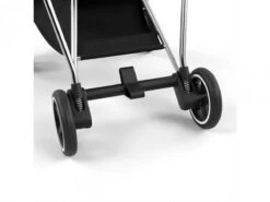 CYBEX BU545 - Poussette MIOS 3 Châssis Chrome Marron Habillage Deep Black -Poussette Promotion Boutique cybex bu545 poussette mios 3 chassis chrome marron habillage deep black cybex 1