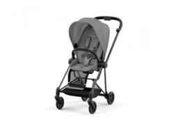 CYBEX BU547 - Poussette MIOS 3 Châssis Matt Black Habillage Soho Grey