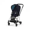 CYBEX BU564 - Poussette MIOS 3 Châssis Chrome Noir Habillage Midnight Blue