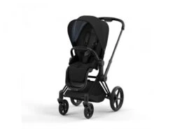 CYBEX BU567 - Poussette PRIAM 4 Châssis Matt Black Habillage Deep Black