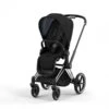 CYBEX BU568 - Poussette PRIAM 4 Châssis Chrome Noir Habillage Deep Black