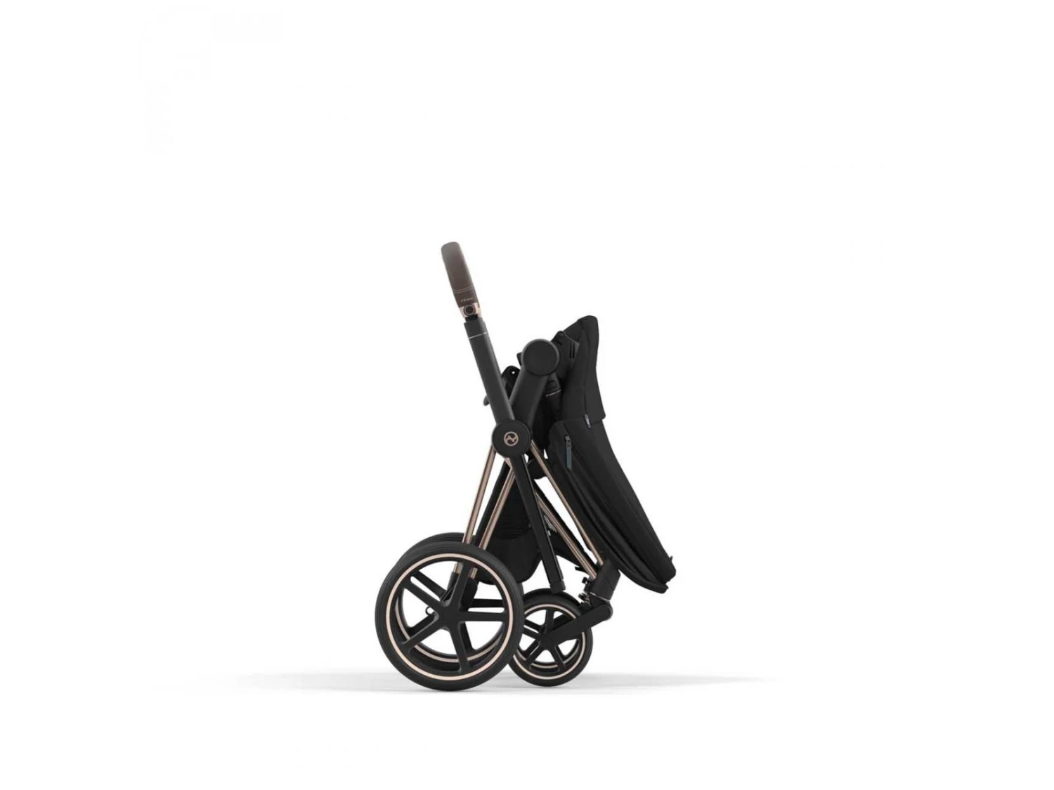 CYBEX BU569 - Poussette PRIAM 4 Châssis Chrome Marron Habillage Deep Black 6 CYBEX BU569 - Poussette PRIAM 4 Châssis Chrome Marron Habillage Deep Black – Image 6