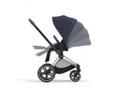 CYBEX BU577 - Poussette PRIAM 4 Châssis Chrome Marron Habillage Nautical Blue -Poussette Promotion Boutique cybex bu577 poussette priam 4 chassis chrome marron habillage nautical blue 1600 1