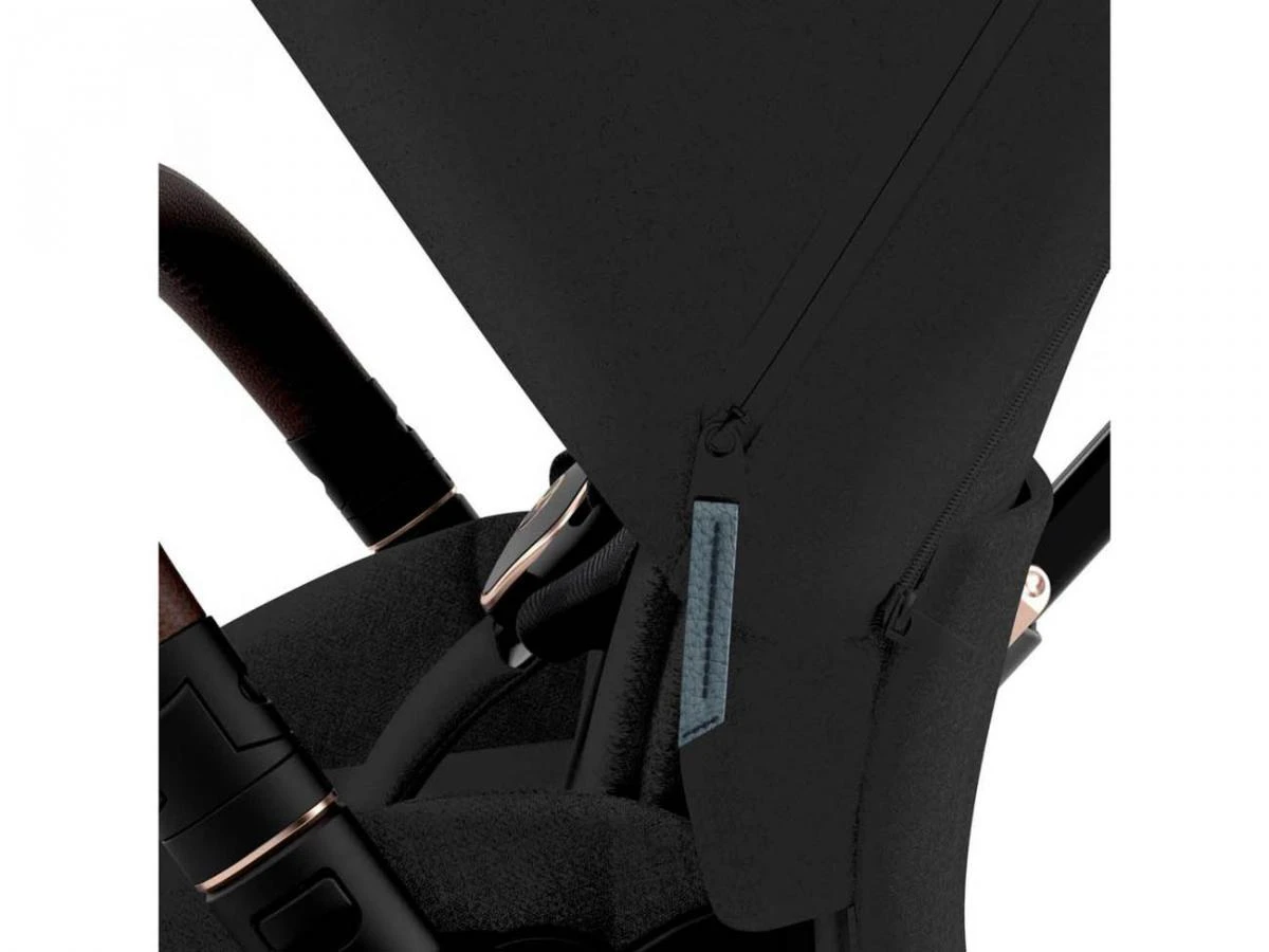 CYBEX BU579 - Poussette PRIAM 4 Châssis Matt Black Habillage Stardust Black Plus 4 CYBEX BU579 - Poussette PRIAM 4 Châssis Matt Black Habillage Stardust Black Plus – Image 4