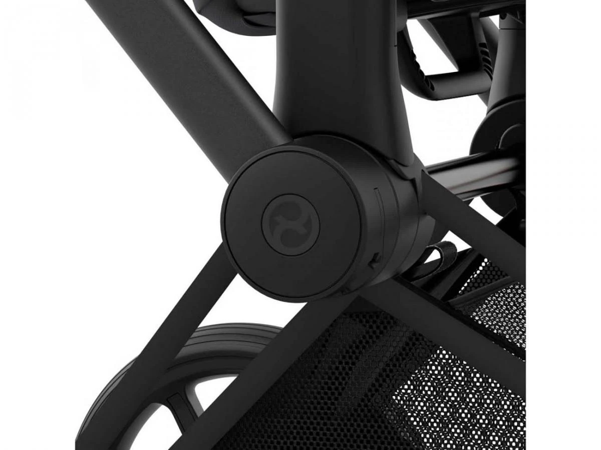 CYBEX BU579 - Poussette PRIAM 4 Châssis Matt Black Habillage Stardust Black Plus 6 CYBEX BU579 - Poussette PRIAM 4 Châssis Matt Black Habillage Stardust Black Plus – Image 6