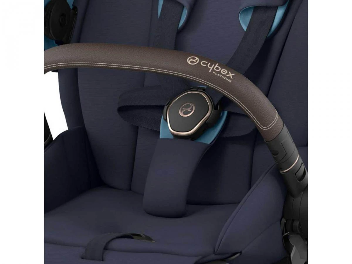 CYBEX BU588 - Poussette PRIAM 4 Châssis Chrome Noir Habillage Midnight Blue Plus 5 CYBEX BU588 - Poussette PRIAM 4 Châssis Chrome Noir Habillage Midnight Blue Plus – Image 5