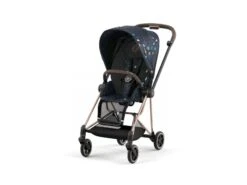 CYBEX BU591 - Poussette MIOS 3 Châssis Rose Gold Habillage Jewels Of Nature