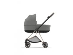 CYBEX BU603 - Poussette MIOS 3 Châssis Rose Gold Nacelle Soho Grey Platinum