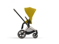 CYBEX BU628 - Poussette PRIAM 4 Châssis Rose Gold Habillage Mustard Yellow -Poussette Promotion Boutique cybex bu628 poussette priam 4 chassis rose gold habillage mustard yellow 1600 1