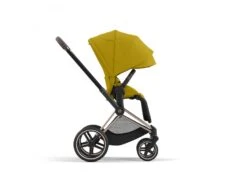CYBEX BU628 - Poussette PRIAM 4 Châssis Rose Gold Habillage Mustard Yellow -Poussette Promotion Boutique cybex bu628 poussette priam 4 chassis rose gold habillage mustard yellow 1600 2