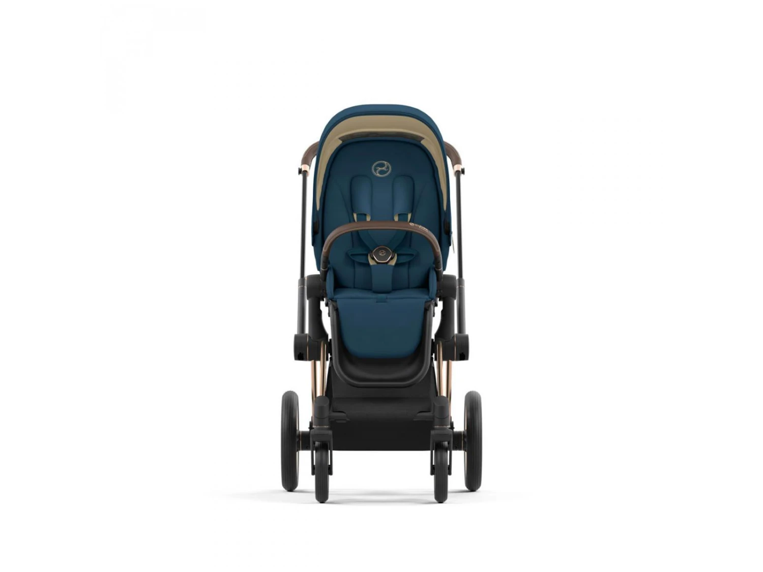CYBEX BU630 - Poussette PRIAM 4 Châssis Rose Gold Habillage Mountain Blue 5 CYBEX BU630 - Poussette PRIAM 4 Châssis Rose Gold Habillage Mountain Blue – Image 5