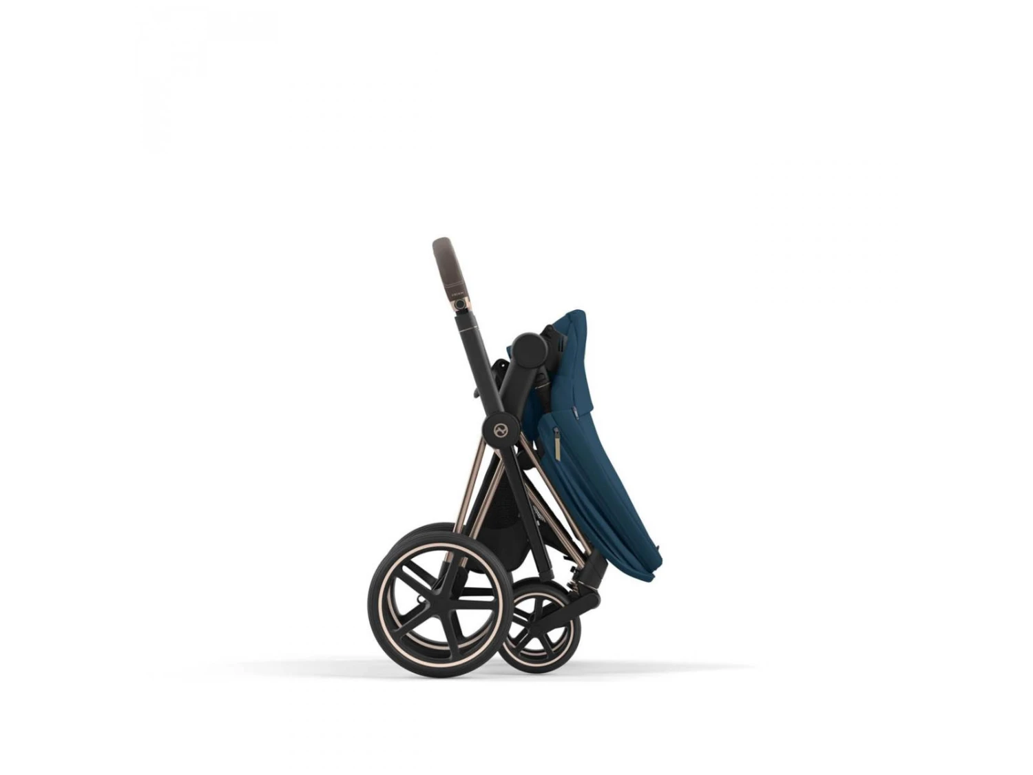 CYBEX BU630 - Poussette PRIAM 4 Châssis Rose Gold Habillage Mountain Blue 7 CYBEX BU630 - Poussette PRIAM 4 Châssis Rose Gold Habillage Mountain Blue – Image 7
