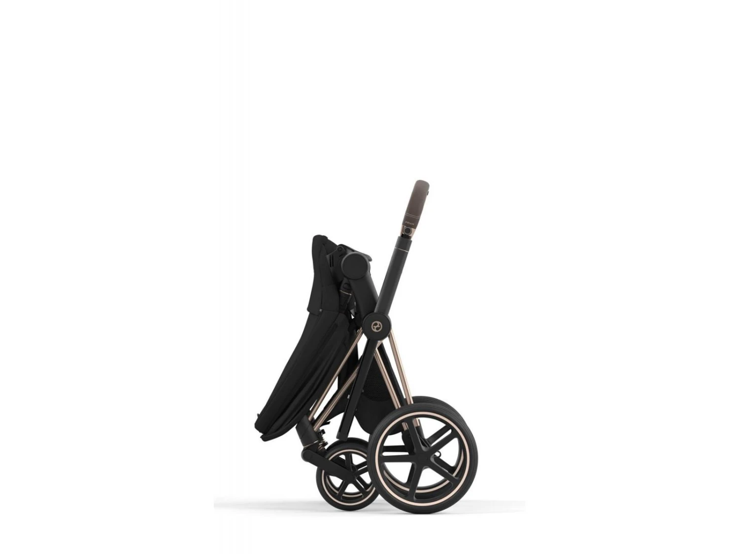 CYBEX BU632 - Poussette PRIAM 4 Châssis Rose Gold Habillage Onyx Black (matière Recyclé) 8 CYBEX BU632 - Poussette PRIAM 4 Châssis Rose Gold Habillage Onyx Black (matière Recyclé) – Image 8