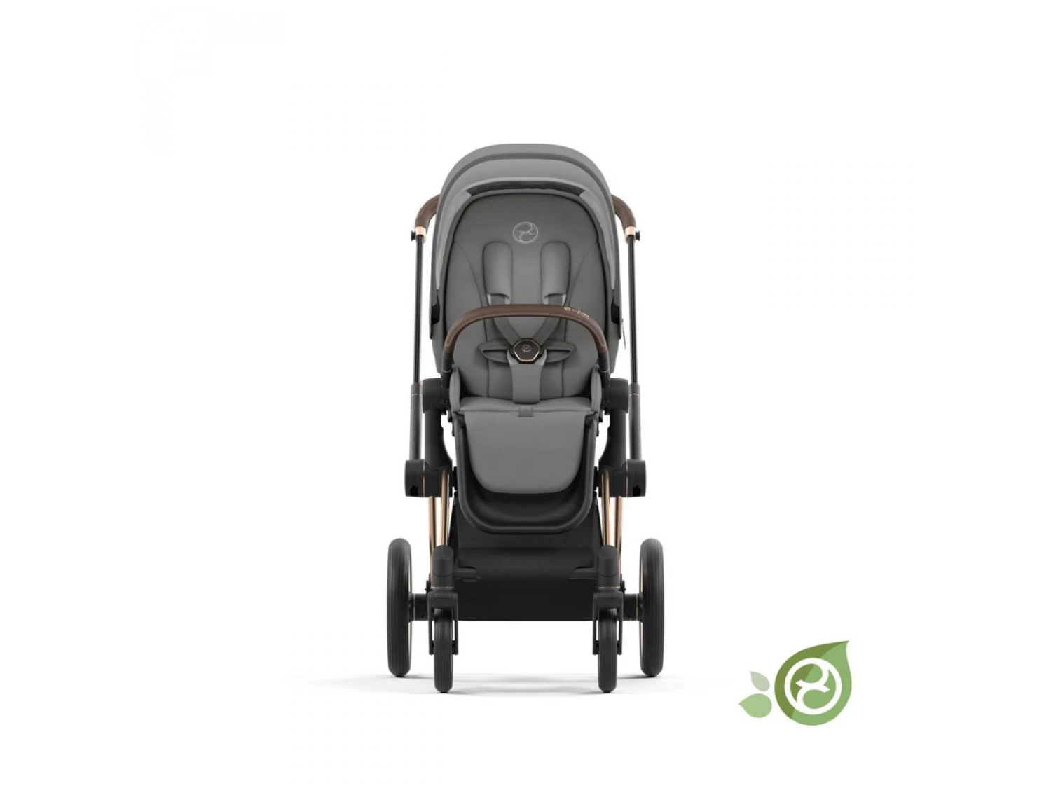 CYBEX BU634 - Poussette PRIAM 4 Châssis Rose Gold Habillage Pearl Grey (matière Recyclé) 5 CYBEX BU634 - Poussette PRIAM 4 Châssis Rose Gold Habillage Pearl Grey (matière Recyclé) – Image 5