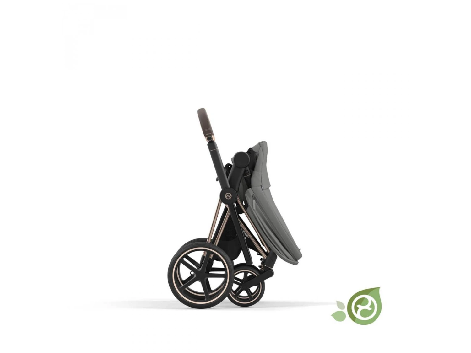 CYBEX BU634 - Poussette PRIAM 4 Châssis Rose Gold Habillage Pearl Grey (matière Recyclé) 7 CYBEX BU634 - Poussette PRIAM 4 Châssis Rose Gold Habillage Pearl Grey (matière Recyclé) – Image 7