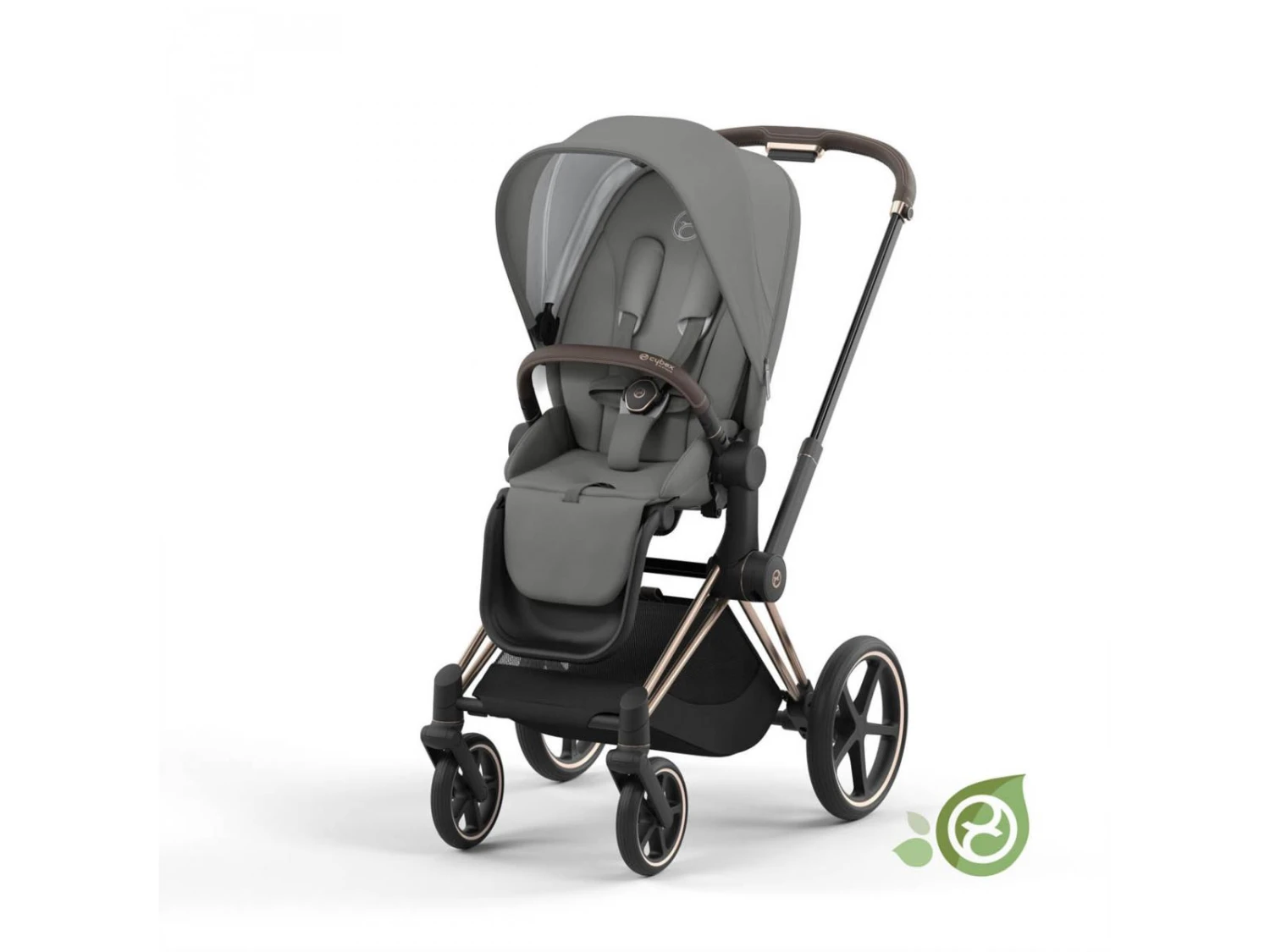 CYBEX BU634 - Poussette PRIAM 4 Châssis Rose Gold Habillage Pearl Grey (matière Recyclé) 1 CYBEX BU634 - Poussette PRIAM 4 Châssis Rose Gold Habillage Pearl Grey (matière Recyclé)