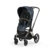 CYBEX BU640 - Poussette PRIAM 4 Châssis Rose Gold Habillage Jewels Of Nature