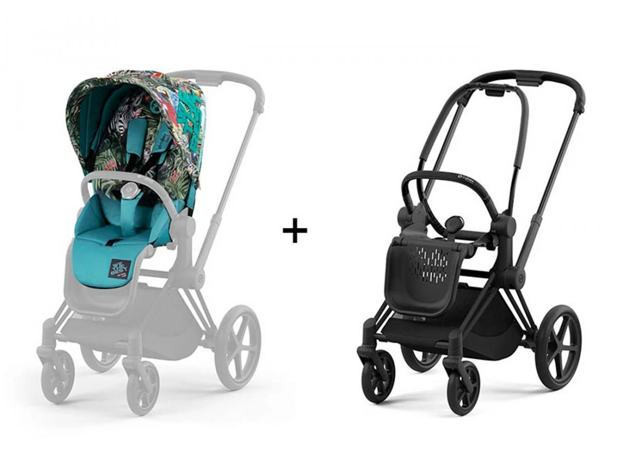 CYBEX BU648 - Poussette PRIAM 4 Châssis Rose Gold Habillage Dj Khaled 2 CYBEX BU648 - Poussette PRIAM 4 Châssis Rose Gold Habillage Dj Khaled – Image 2