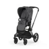 CYBEX BU652 - Poussette PRIAM 4 Châssis Rose Gold Habillage Simply Flowers Dream Grey