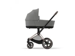 CYBEX BU656 - Poussette PRIAM 4 Châssis Rose Gold Nacelle Soho Grey