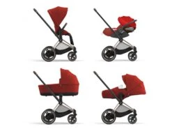 CYBEX BU658 - Poussette PRIAM 4 Châssis Rose Gold Nacelle Autumn Gold -Poussette Promotion Boutique cybex bu658 poussette priam 4 chassis rose gold nacelle autumn gold 1600 2