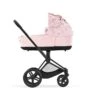 CYBEX BU696 - Poussette PRIAM 4 Châssis Rose Gold Nacelle Simply Flowers Pale Blush