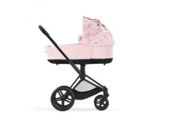 CYBEX BU696 - Poussette PRIAM 4 Châssis Rose Gold Nacelle Simply Flowers Pale Blush