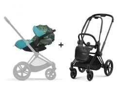 BU720 - Poussette PRIAM 4 Châssis Rose Gold Cloud Z2 Dj Khaled - Cybex Platinum